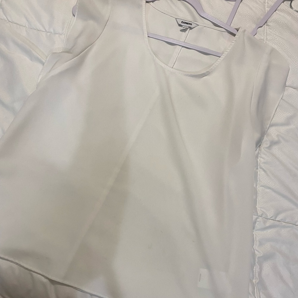 Express Cap Sleeve Scoop Neck Top